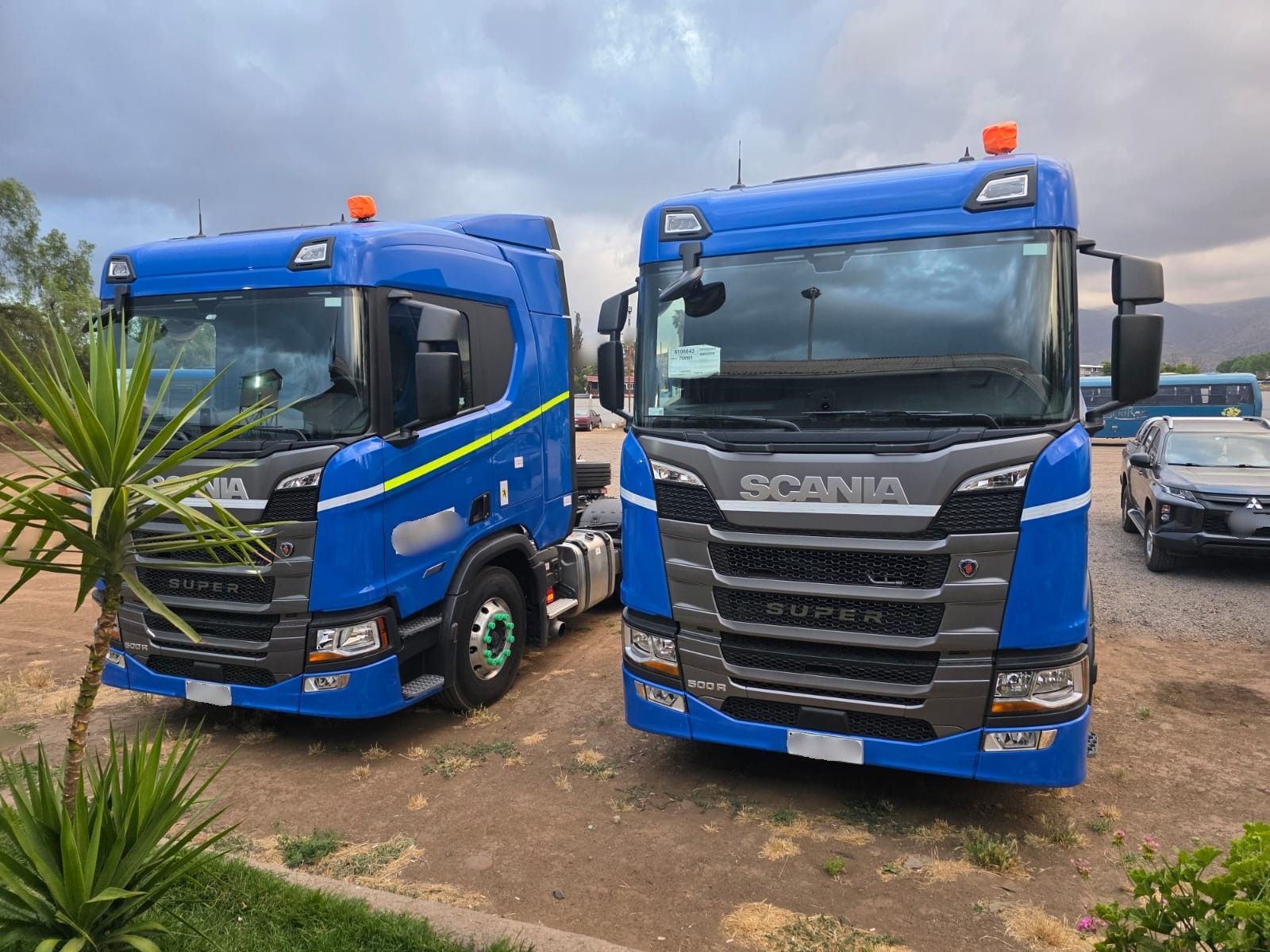 Dos tractocamiones Scania 500R Super recién incorporados a la flota TFM